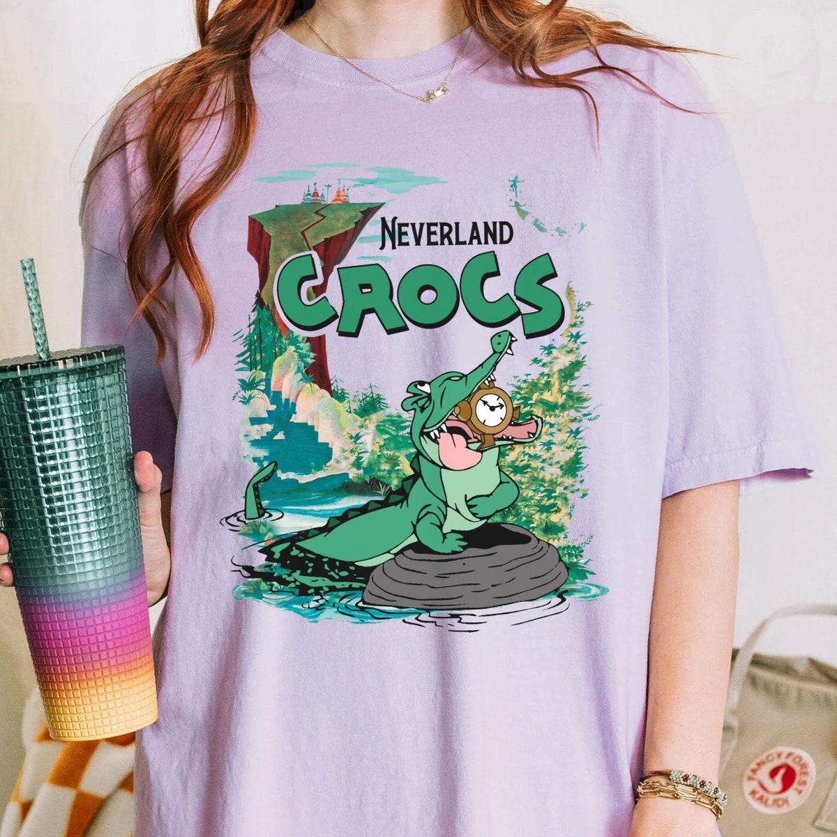 Tick tock The Crocodile Neverland Crocs Peter Pan Shirt 5