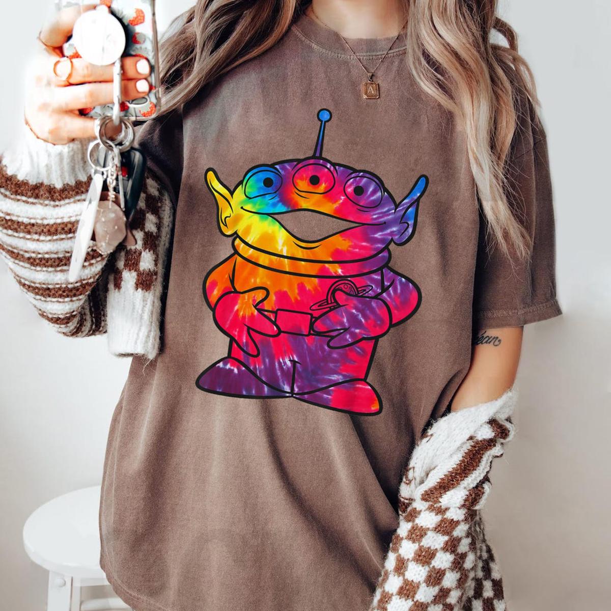 Tie dye Alien Portrait Toy Story Shirt 4