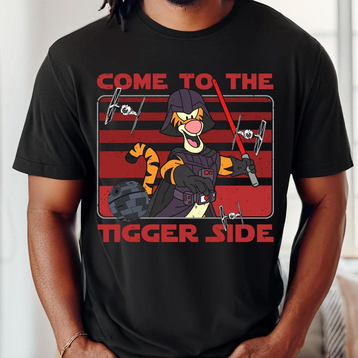 Tigger Darth Vader Come To The Tigger Side Shirt 2