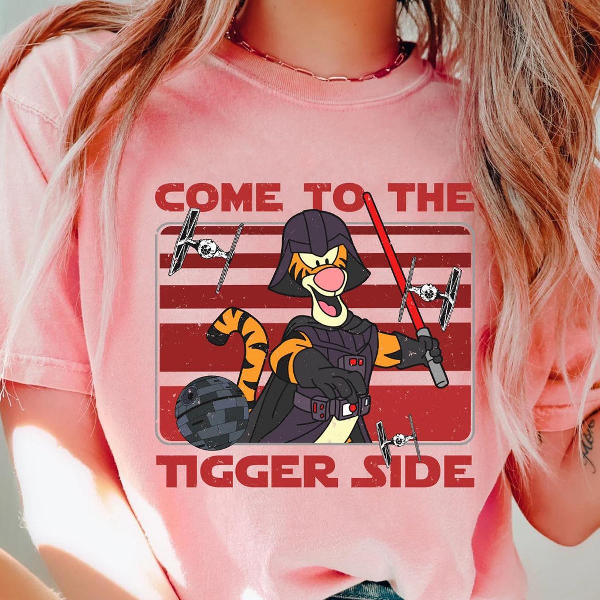 Tigger Darth Vader Come To The Tigger Side Shirt 3