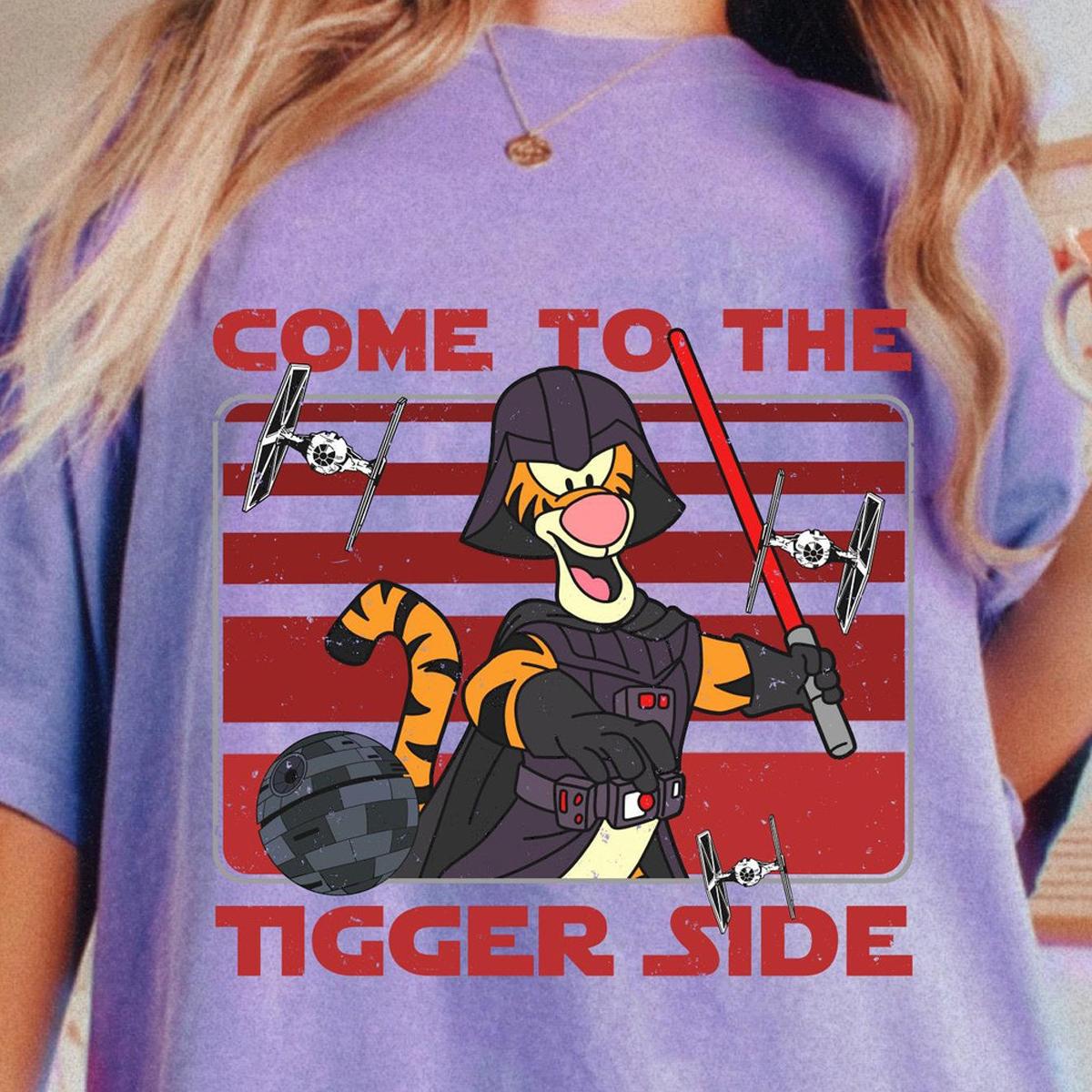 Tigger Darth Vader Come To The Tigger Side Shirt 4