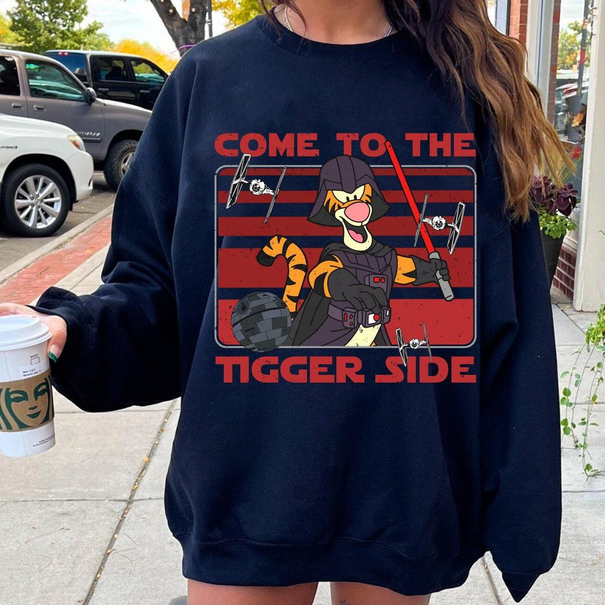 Tigger Darth Vader Come To The Tigger Side Shirt 5