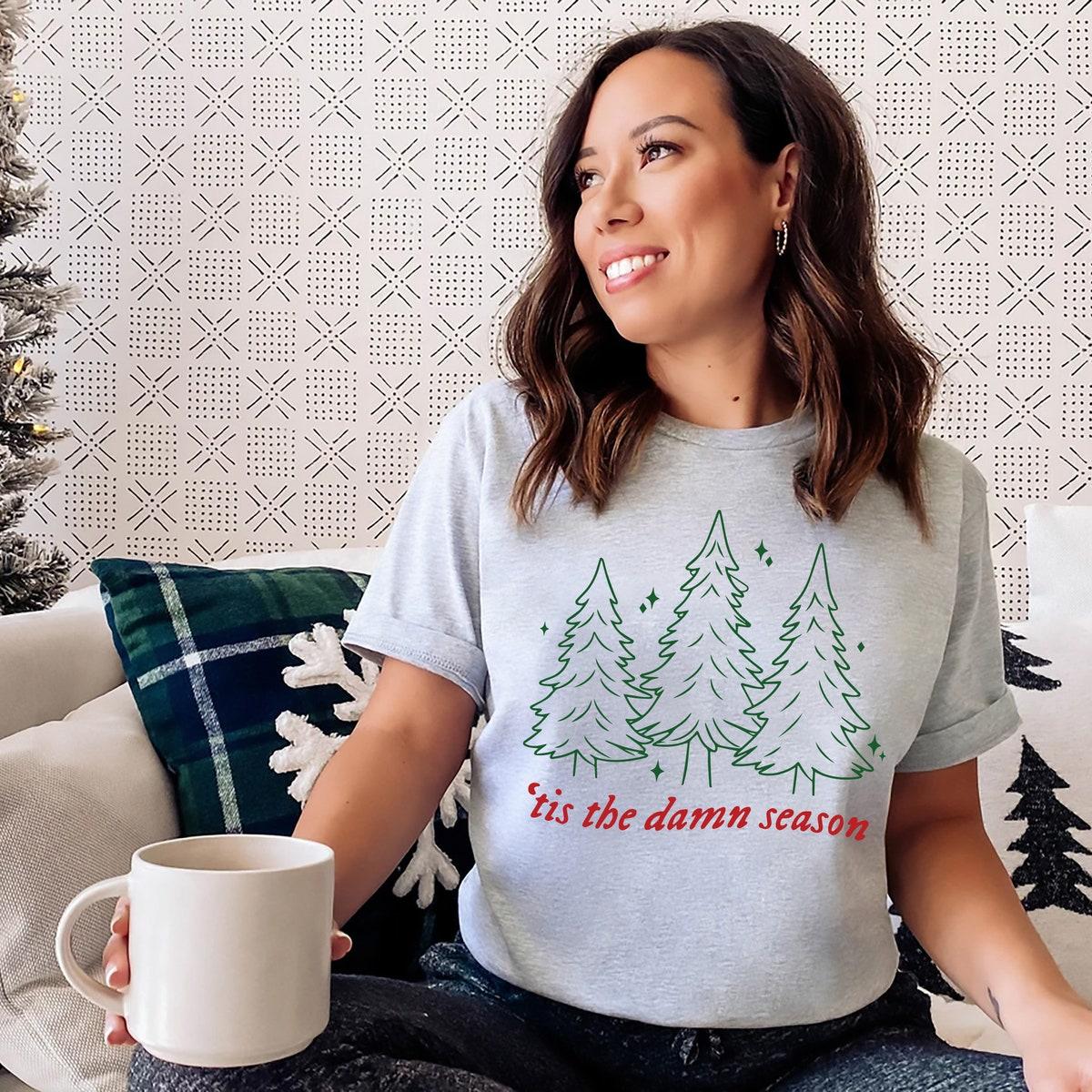 Tis The Damn Season Christmas Tree Shirt 2