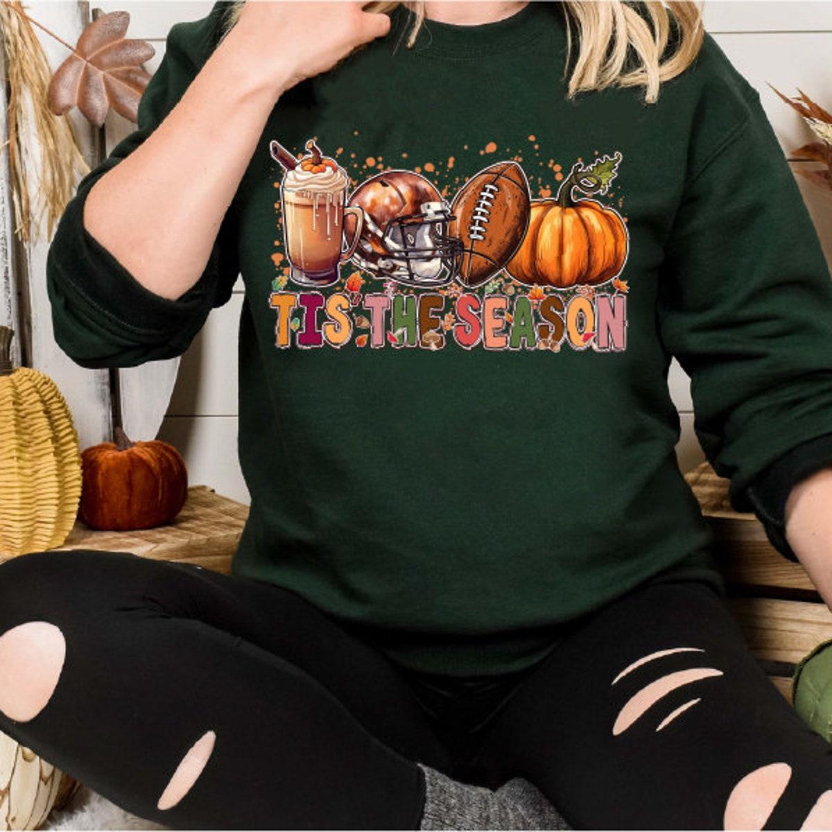 Tis The Season Halloween Baseball Pumpkin Spooky Season Halloween Shirt 4