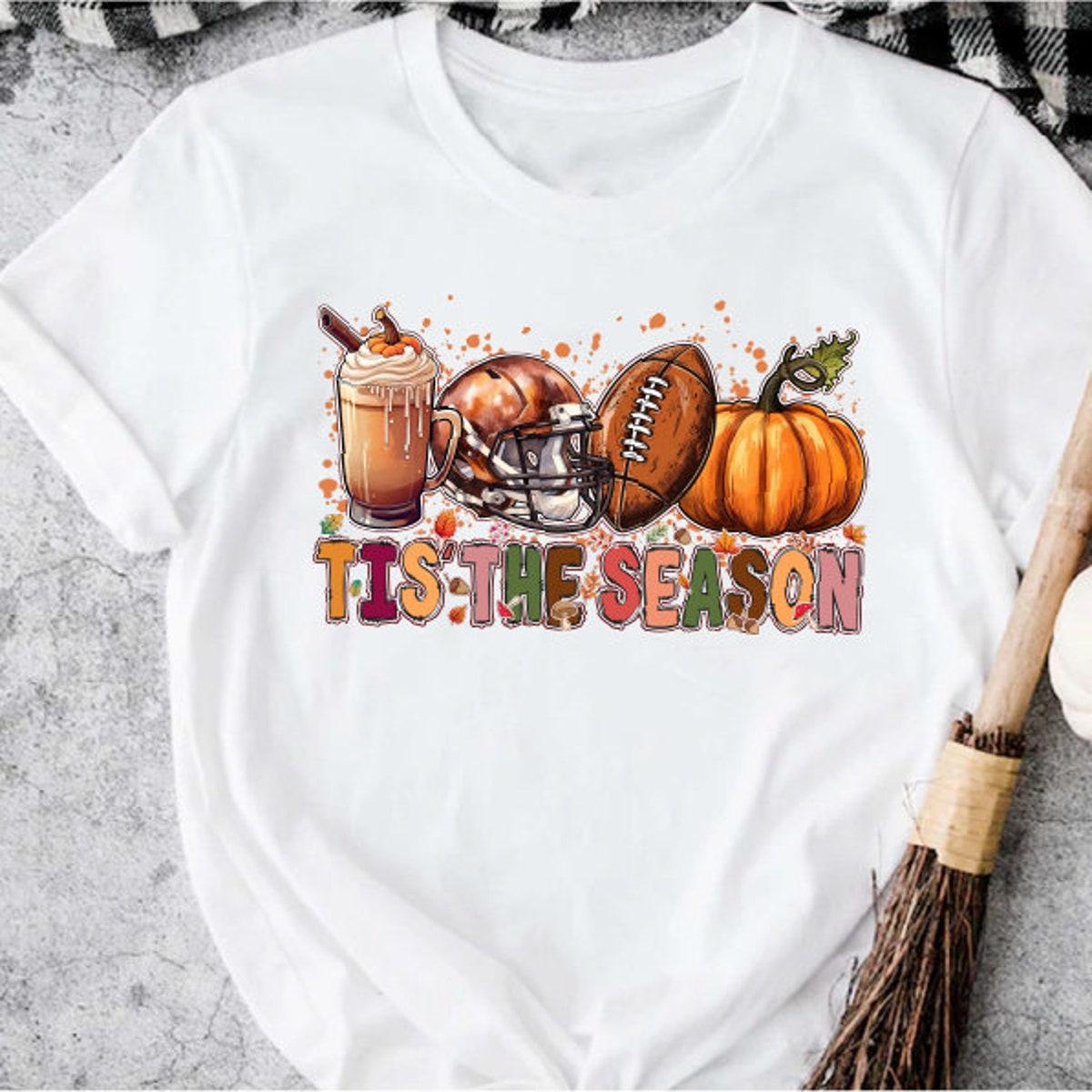 Tis The Season Halloween Baseball Pumpkin Spooky Season Halloween Shirt 5