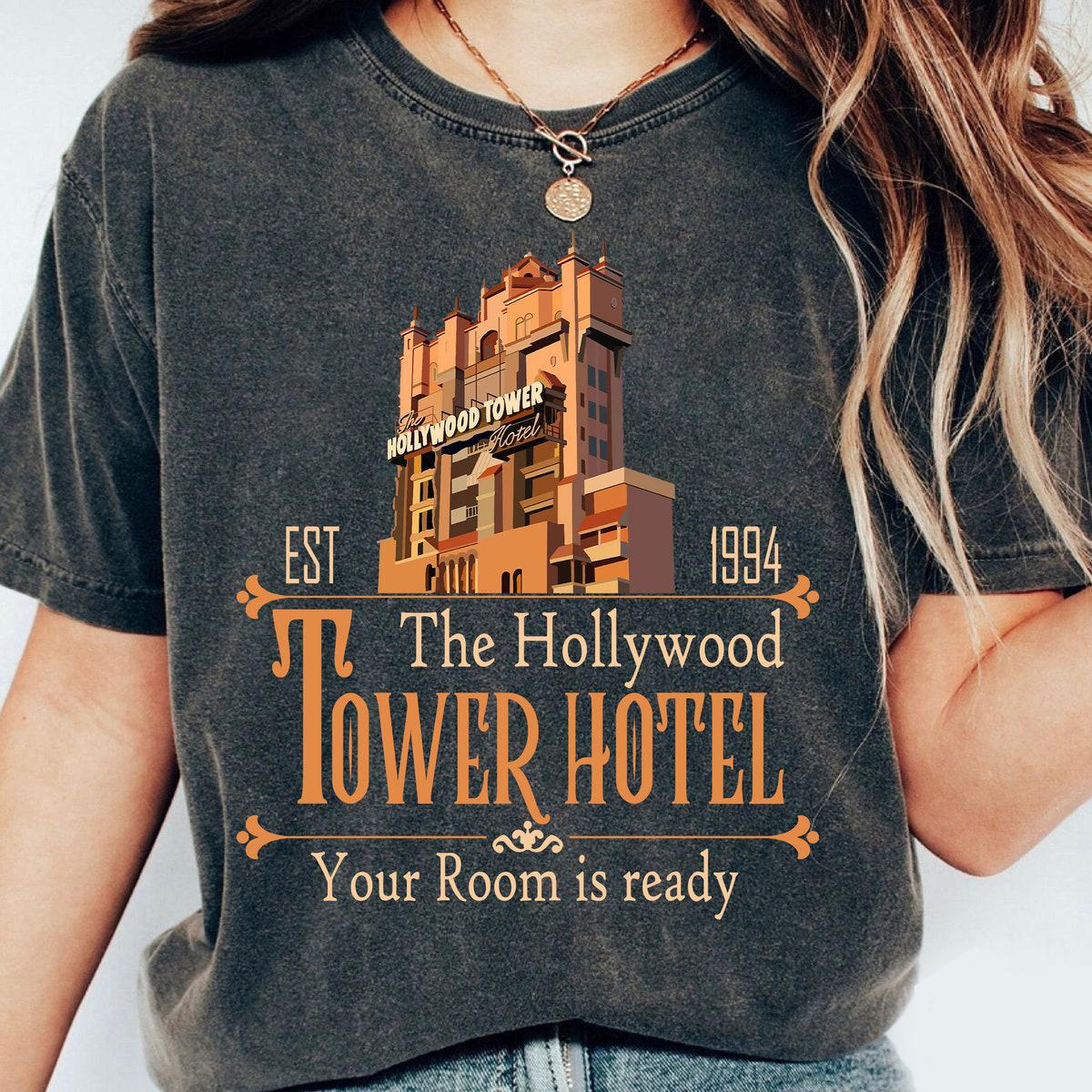 Tower Hotel Your Room Is Ready Est 1994 Tower Of Terror Shirt 1