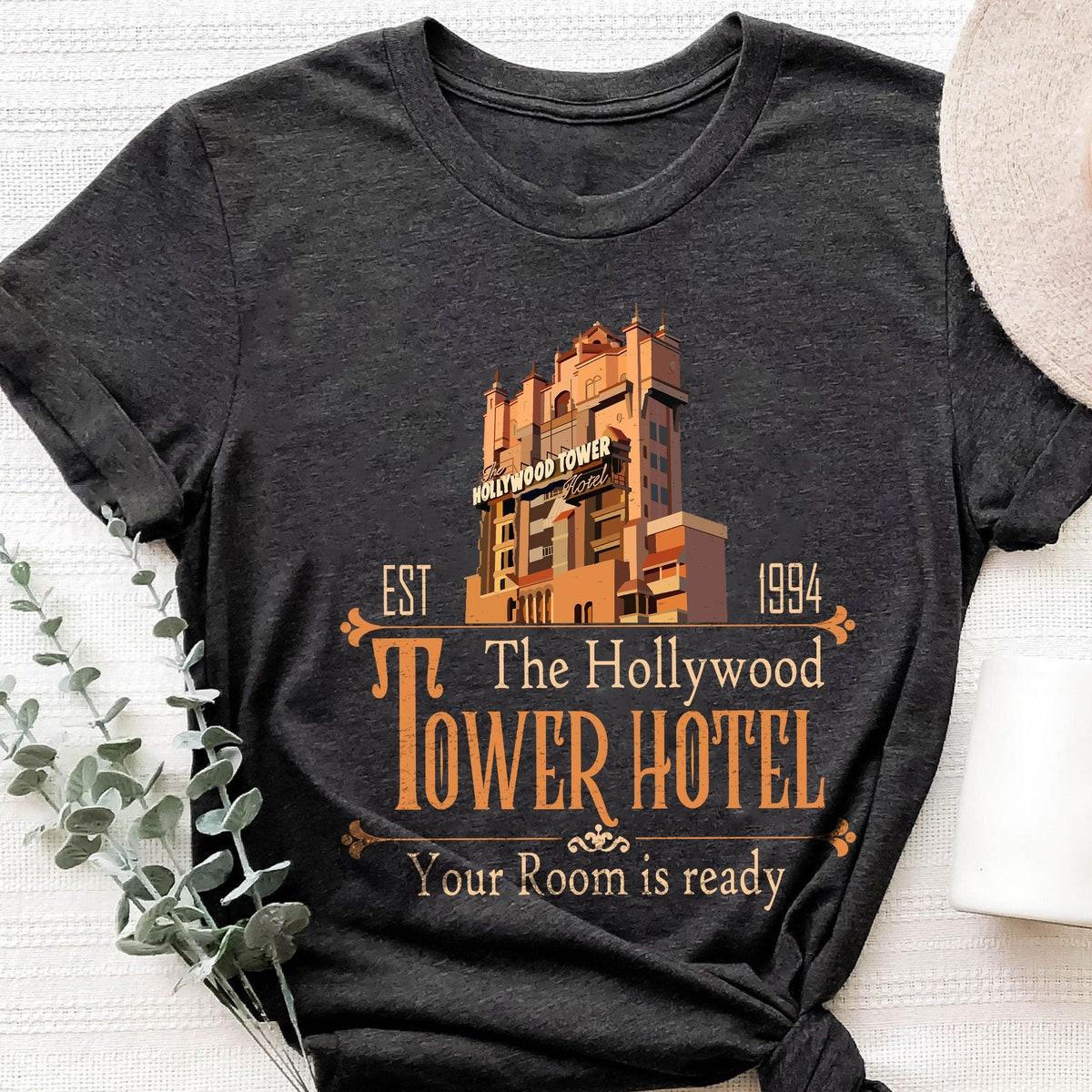 Tower Hotel Your Room Is Ready Est 1994 Tower Of Terror Shirt 2