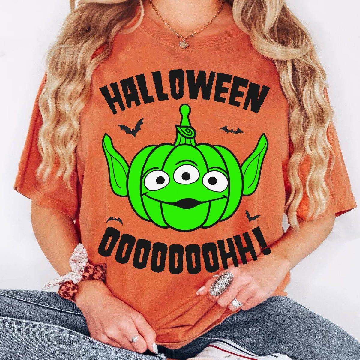 Toy Story Alien Pumpkin Costume Halloween Shirt 3