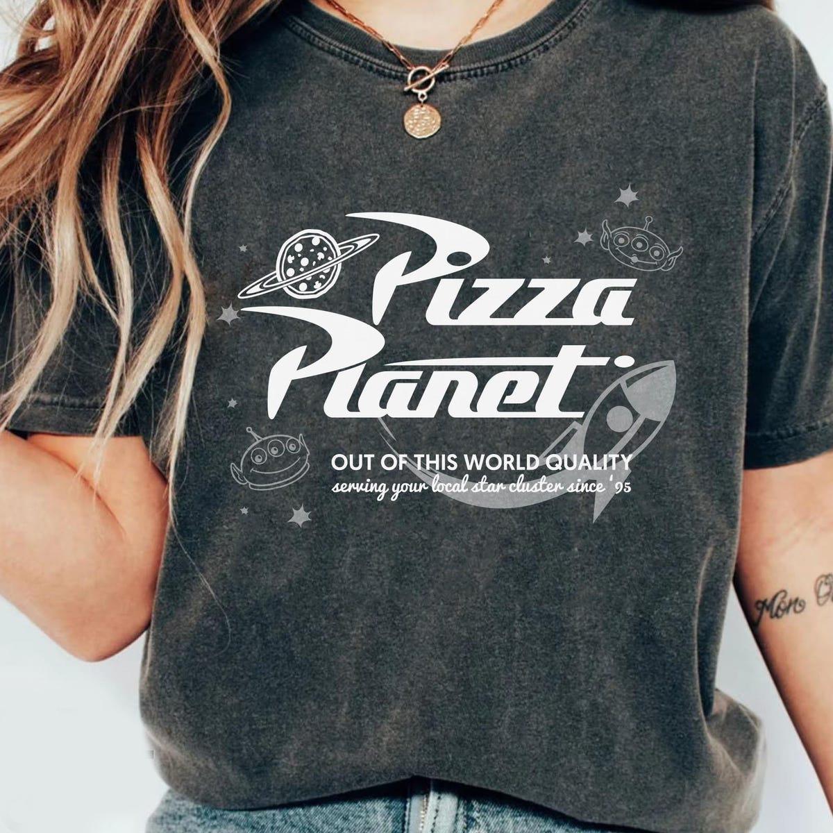 Toy Story Aliens Pizza Planet Out Of This World Quality Shirt 1