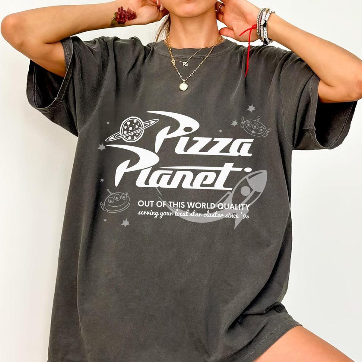 Toy Story Aliens Pizza Planet Out Of This World Quality Shirt 4