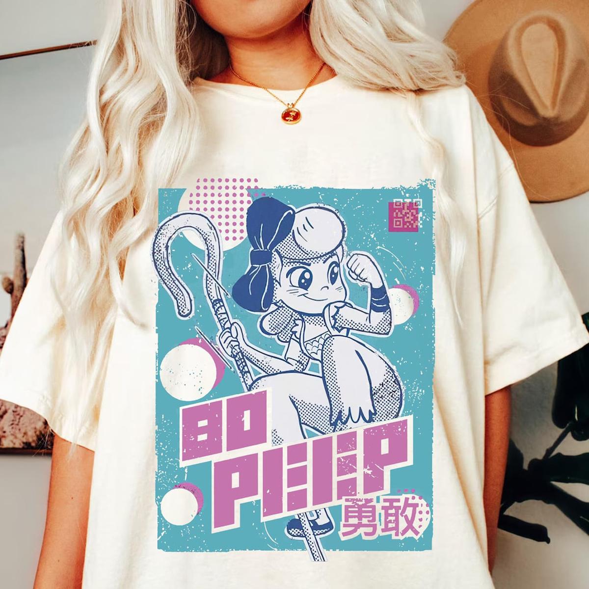 Toy Story Bo Peep Kanji Style Poster Shirt 1