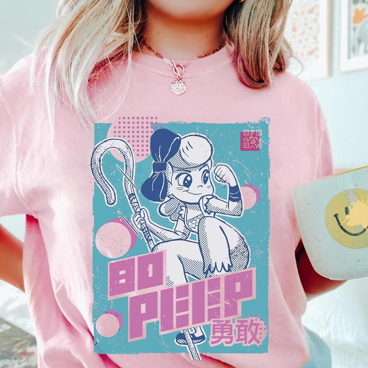 Toy Story Bo Peep Kanji Style Poster Shirt 3