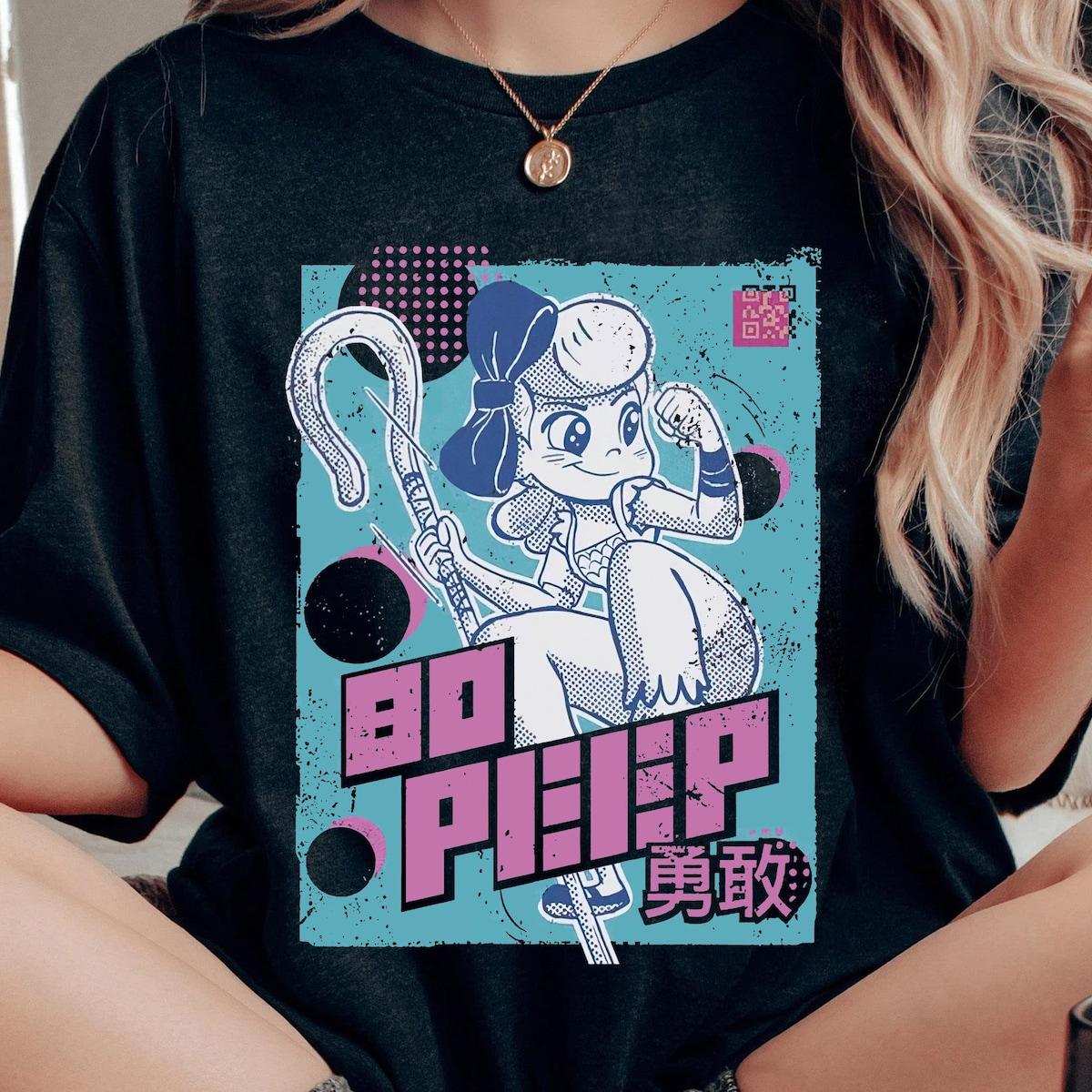 Toy Story Bo Peep Kanji Style Poster Shirt 5