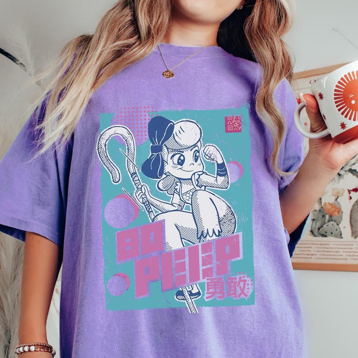 Toy Story Bo Peep Kanji Style Poster Shirt 6