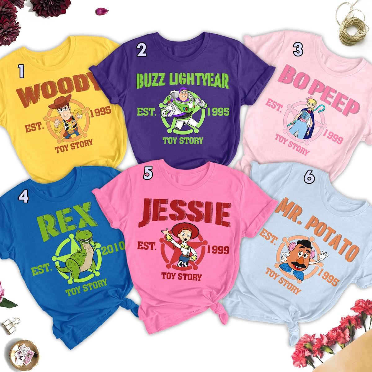 Toy Story Characters Est Matching Shirt 1