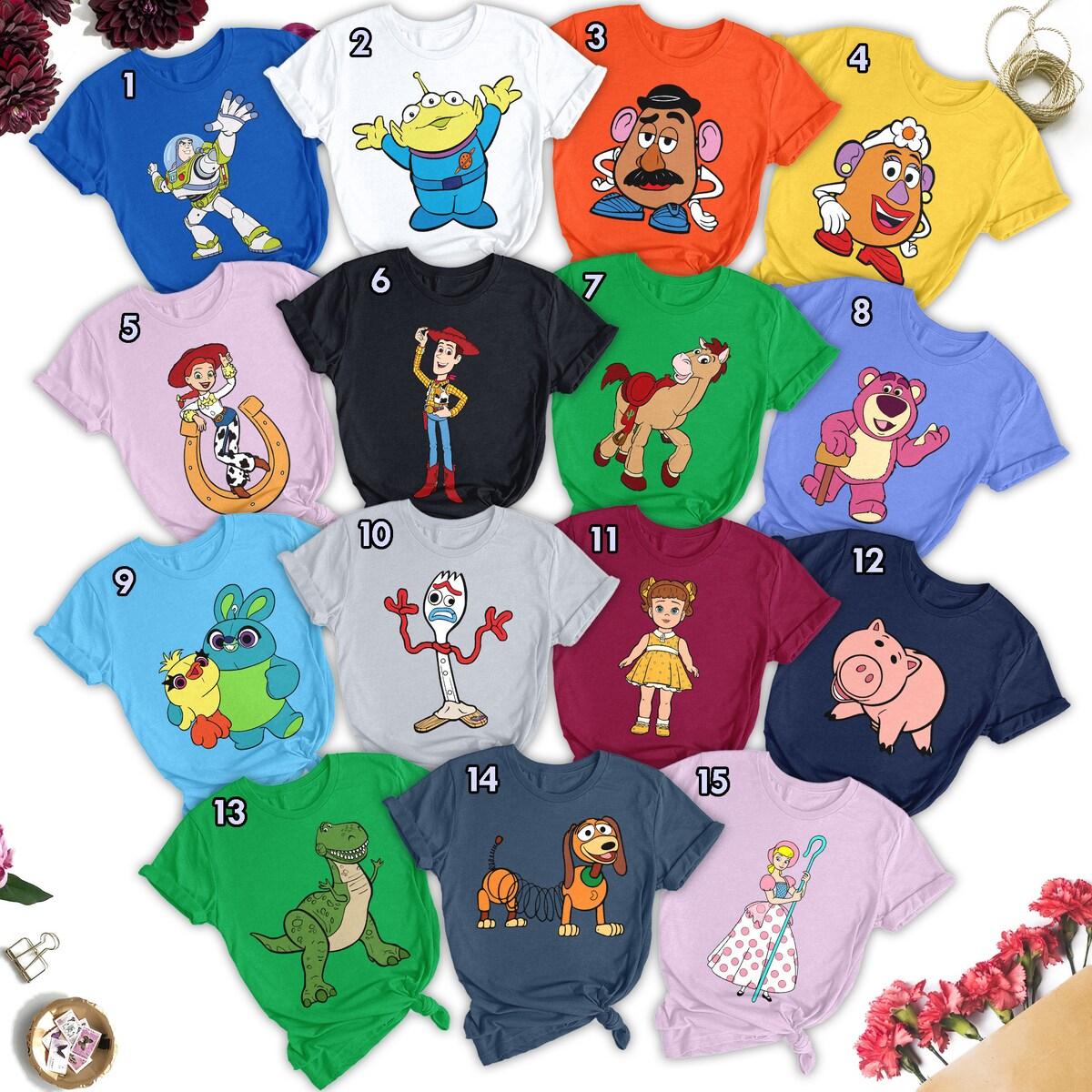 Toy Story Characters Matching Shirt 1