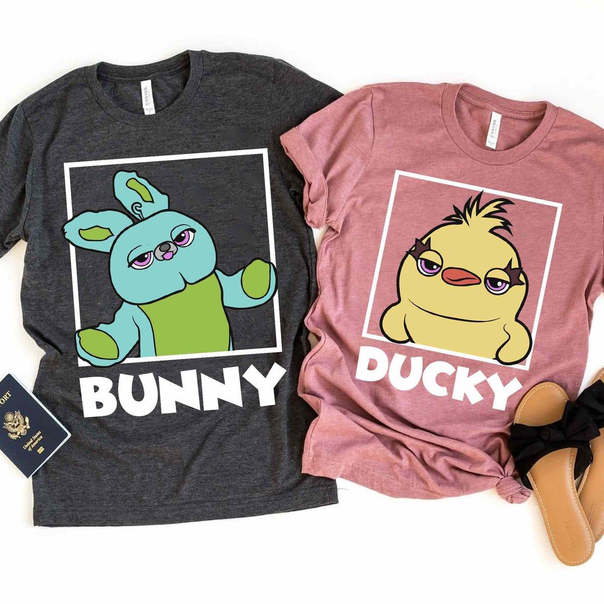 Toy Story Ducky And Bunny Couple Couple Matching Shirt 5