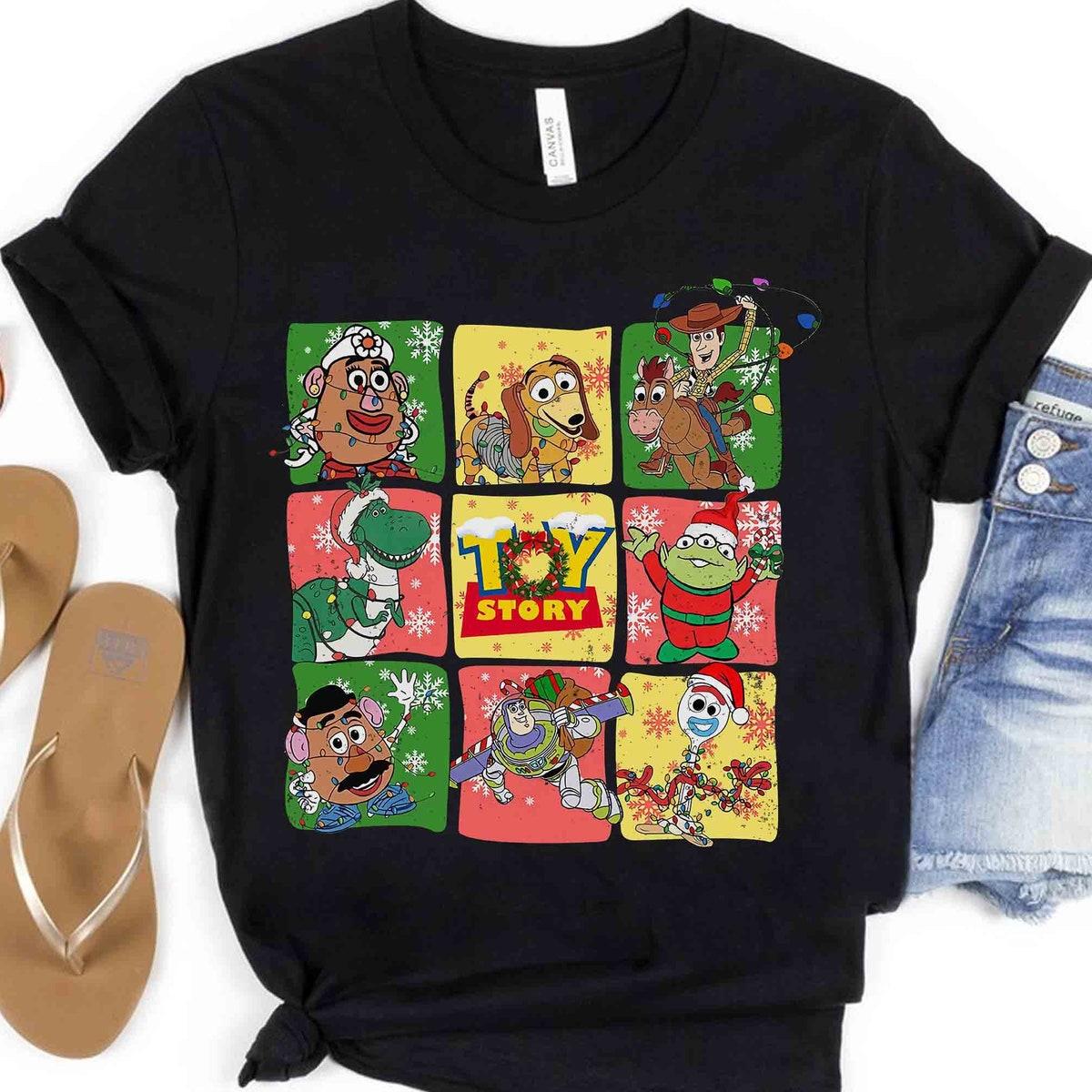 Toy Story Group You've Got A Friend In Me Christmas Balloon Shirt 2