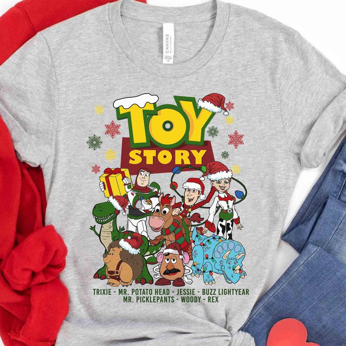 Toy Story Group You've Got A Friend In Me Christmas Balloon Shirt 3