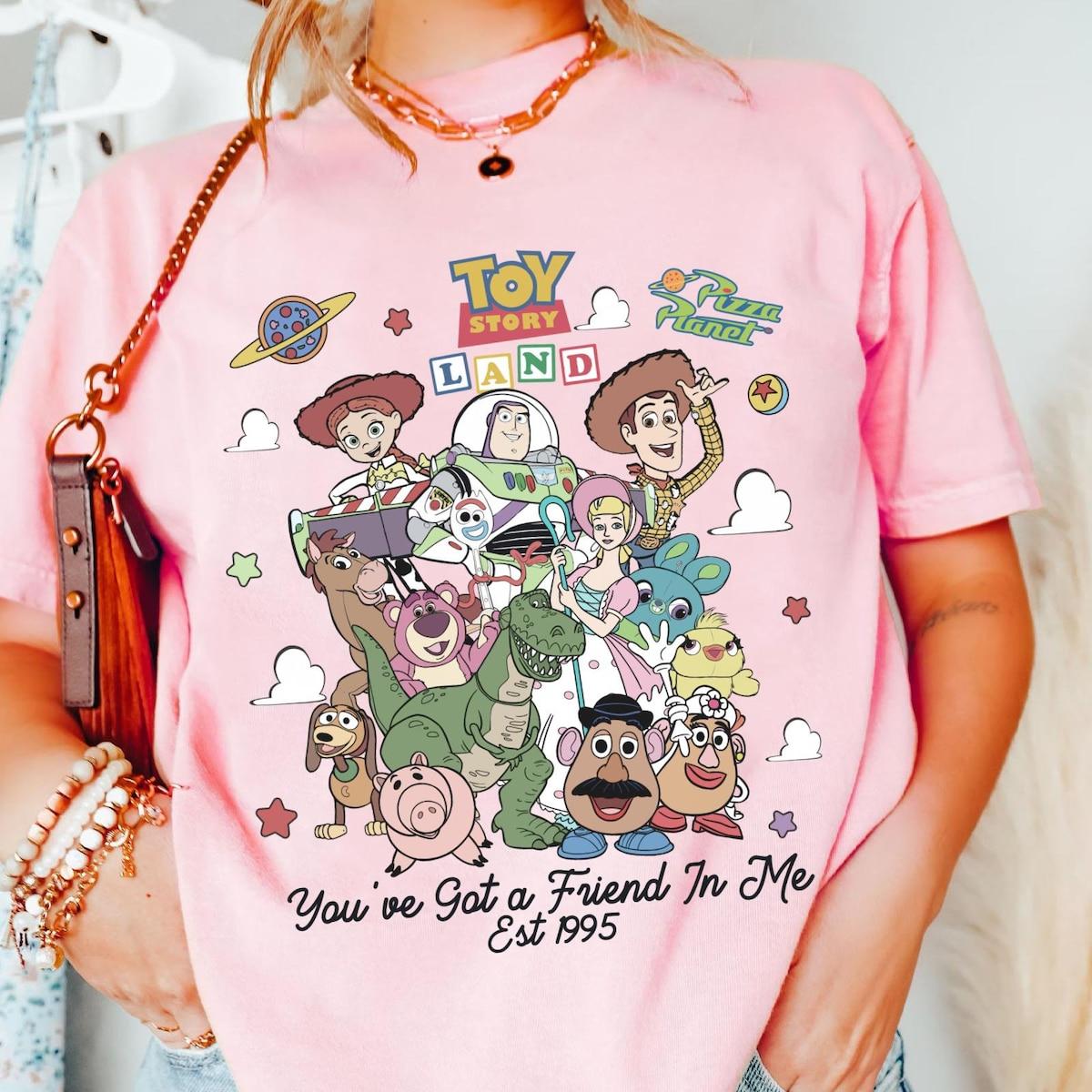 Toy Story Group You've Got A Friend In Me Est 1995 Shirt 2