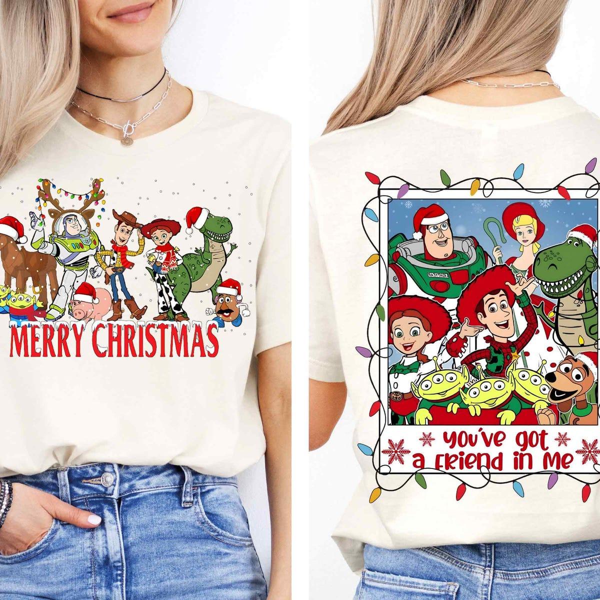 Toy Story Merry Christmas Pixar Xmas Shirt 1