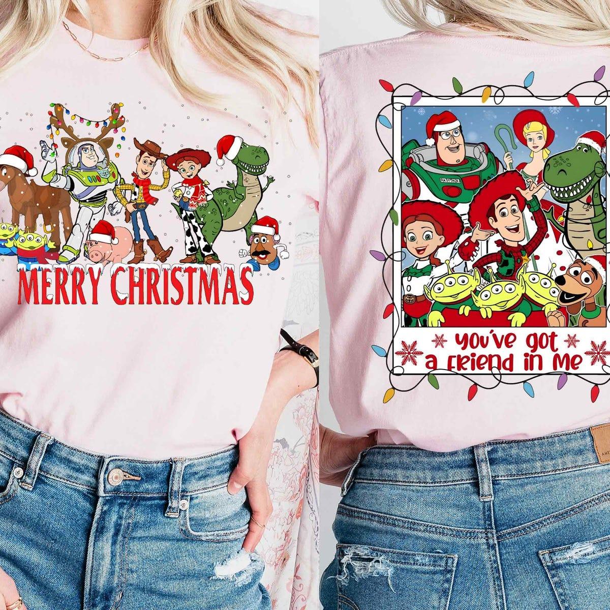 Toy Story Merry Christmas Pixar Xmas Shirt 3