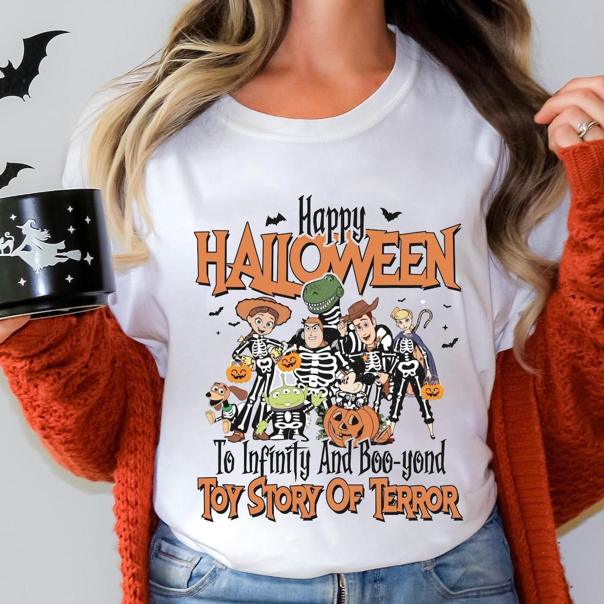 Toy Story Of Terror Halloween Spooky Season Shirt 4