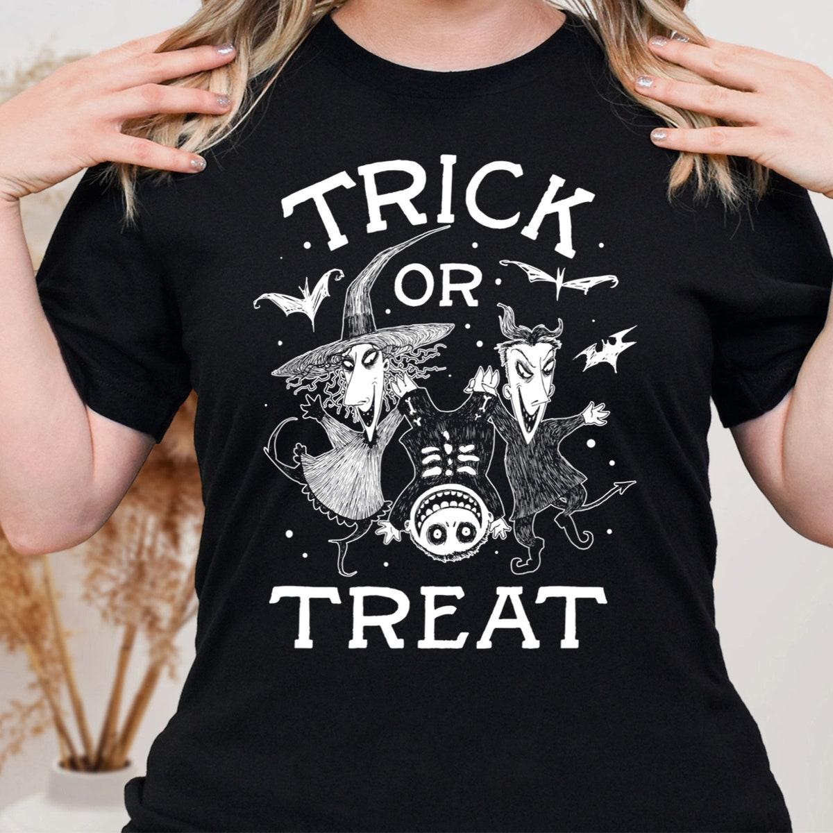 Trick Or Treat The Nightmare Before Christmas Shock Barrel Lock Shirt 1