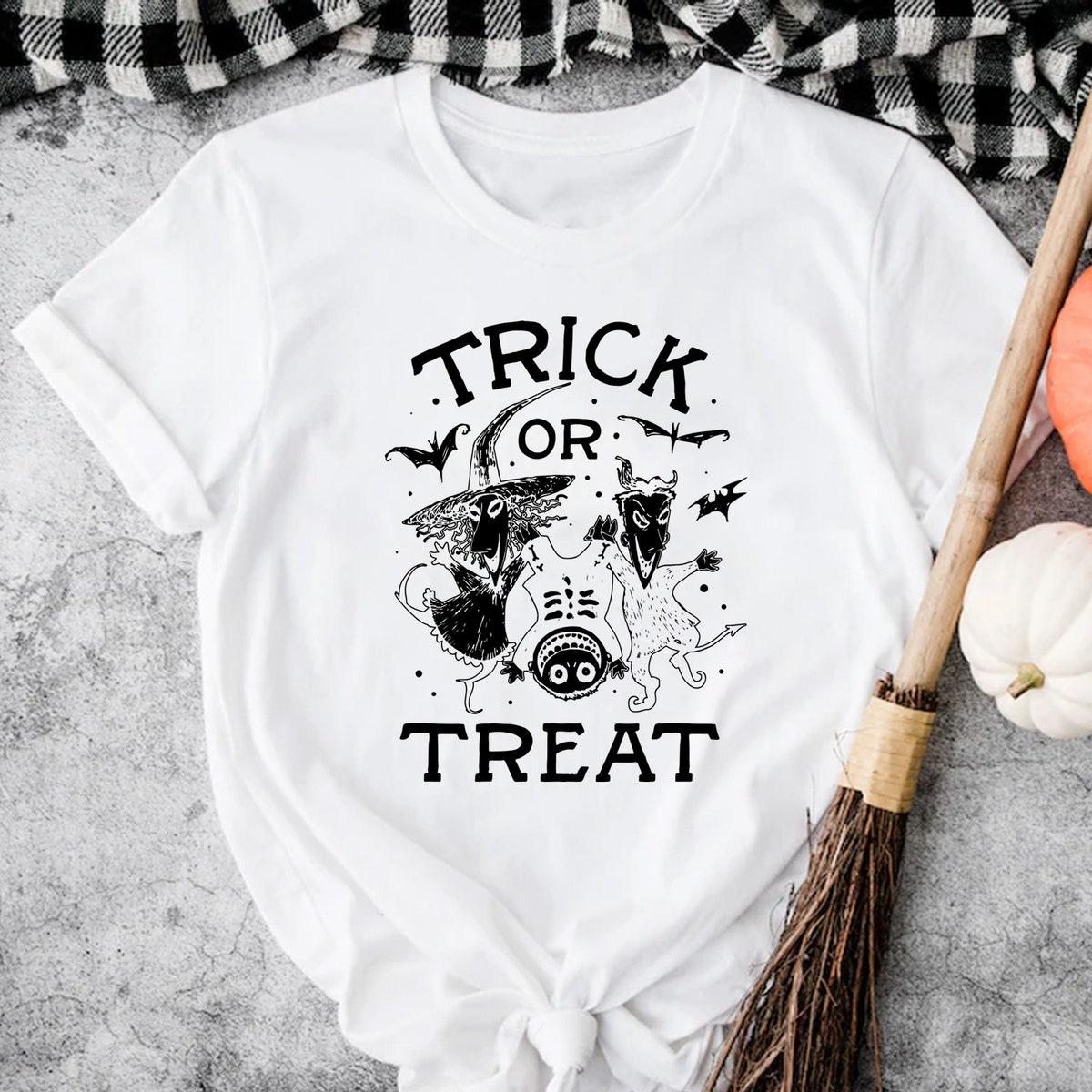 Trick Or Treat The Nightmare Before Christmas Shock Barrel Lock Shirt 4