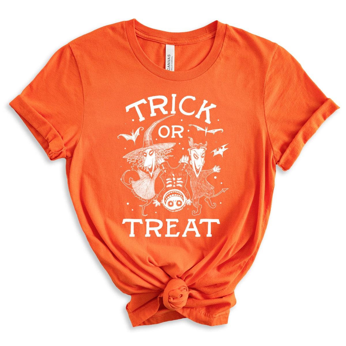 Trick Or Treat The Nightmare Before Christmas Shock Barrel Lock Shirt 5