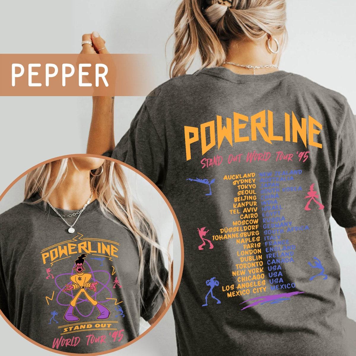 Two Sided A Goofy Movie Powerline Shirt 3