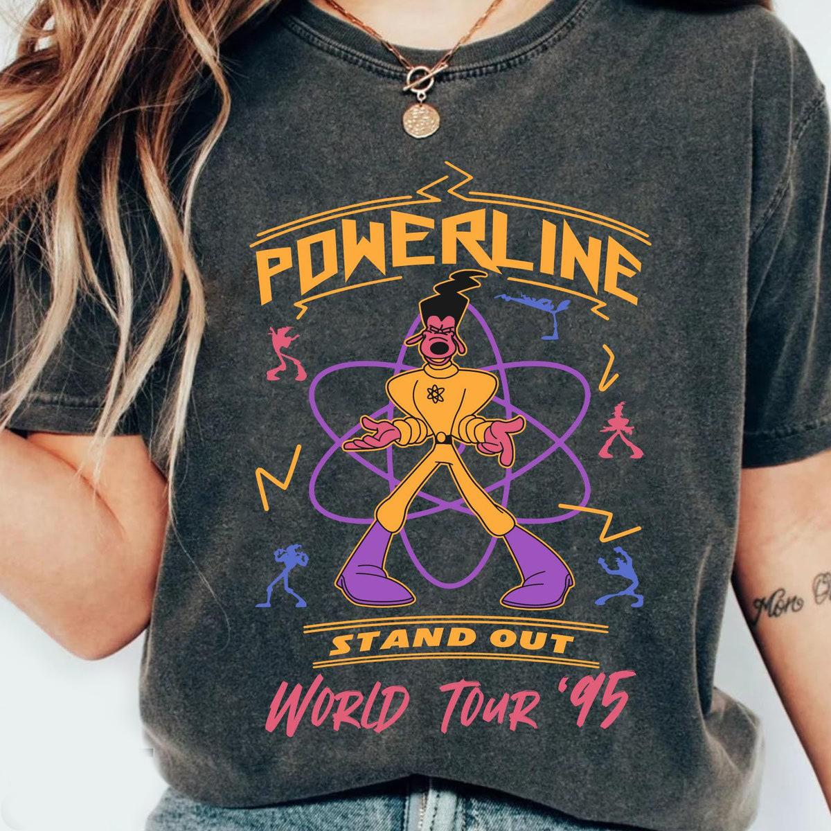 Two Sided A Goofy Movie Powerline Shirt 5