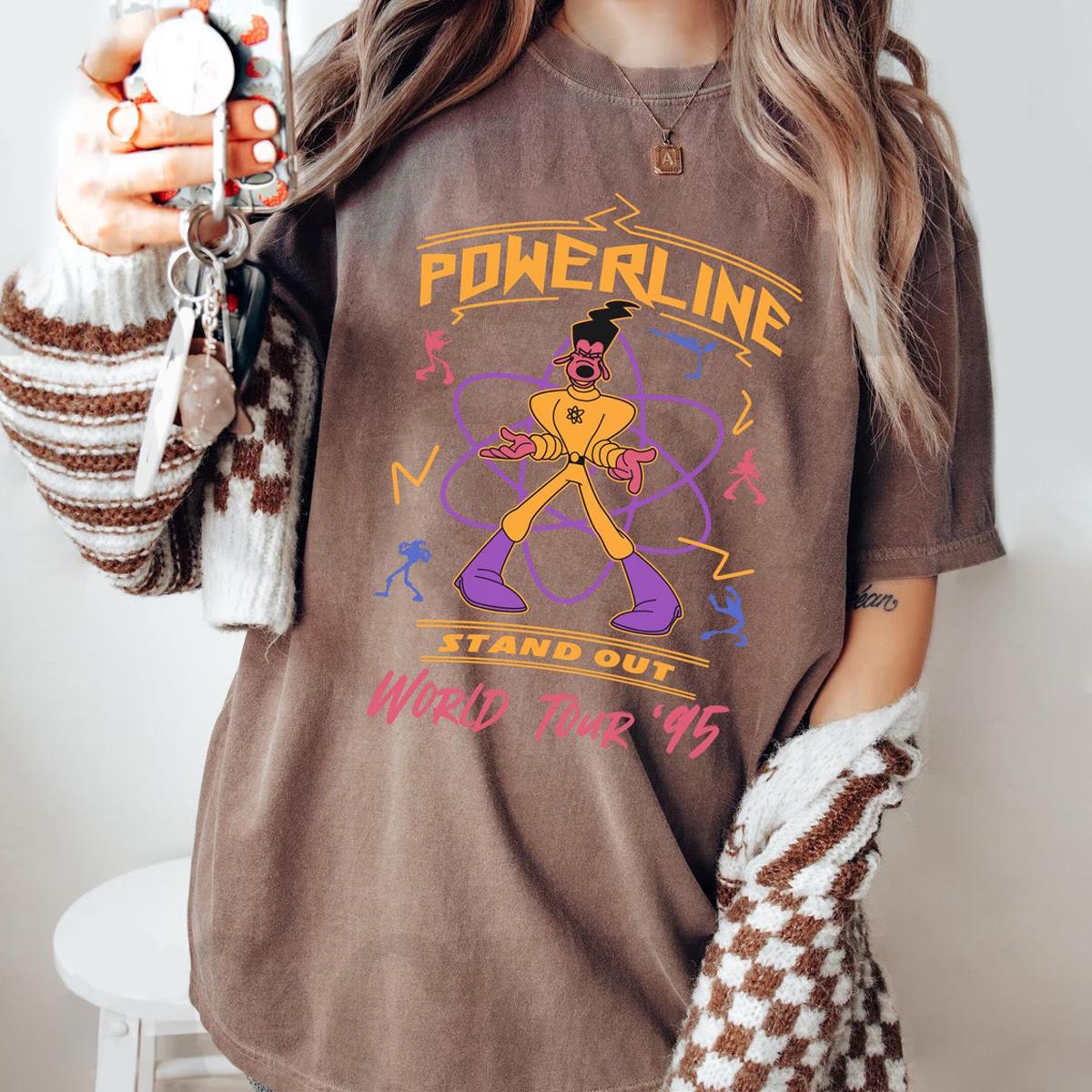 Two Sided A Goofy Movie Powerline Shirt 7