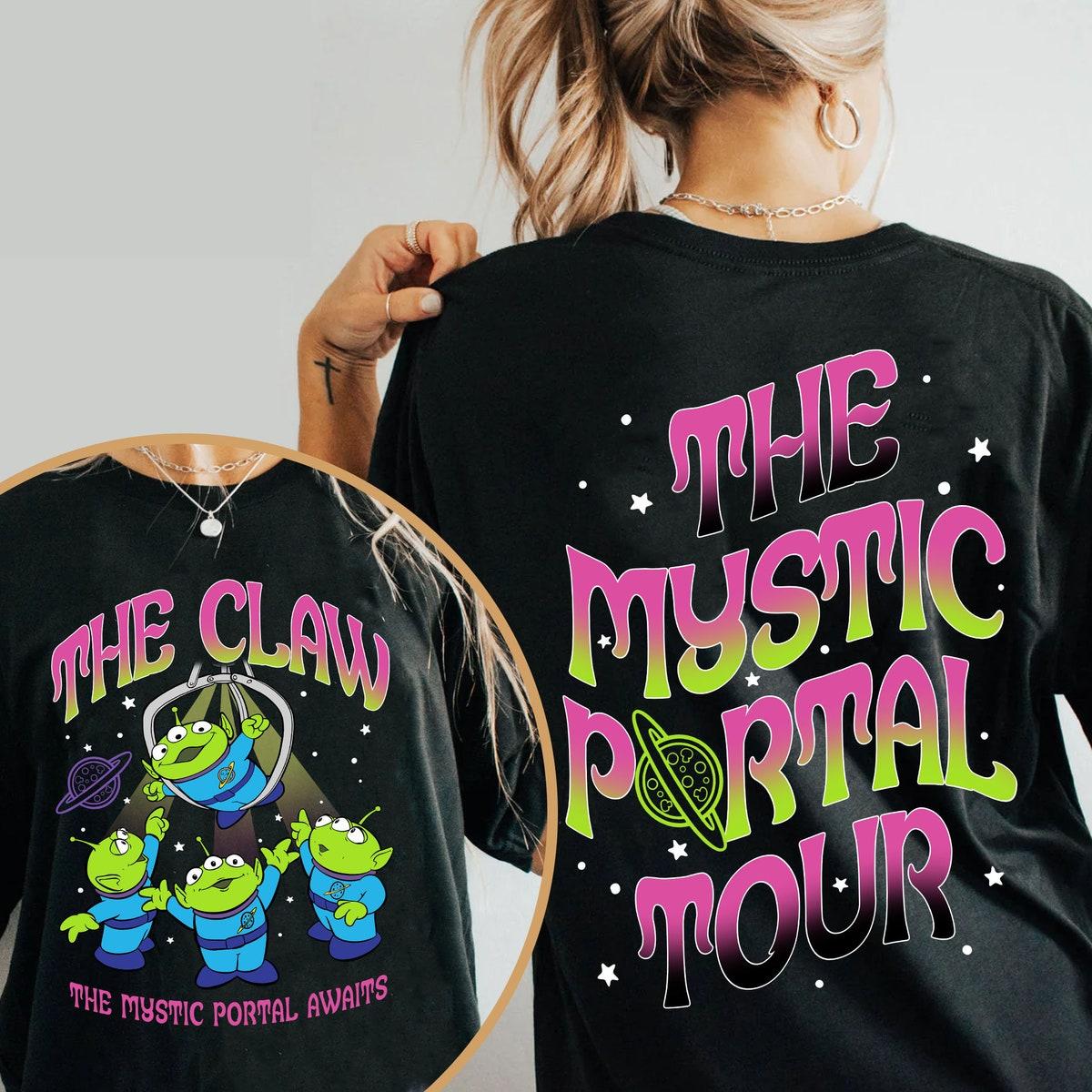 Two Sided Aliens The Claw Mystic Portal Tour Shirt 1