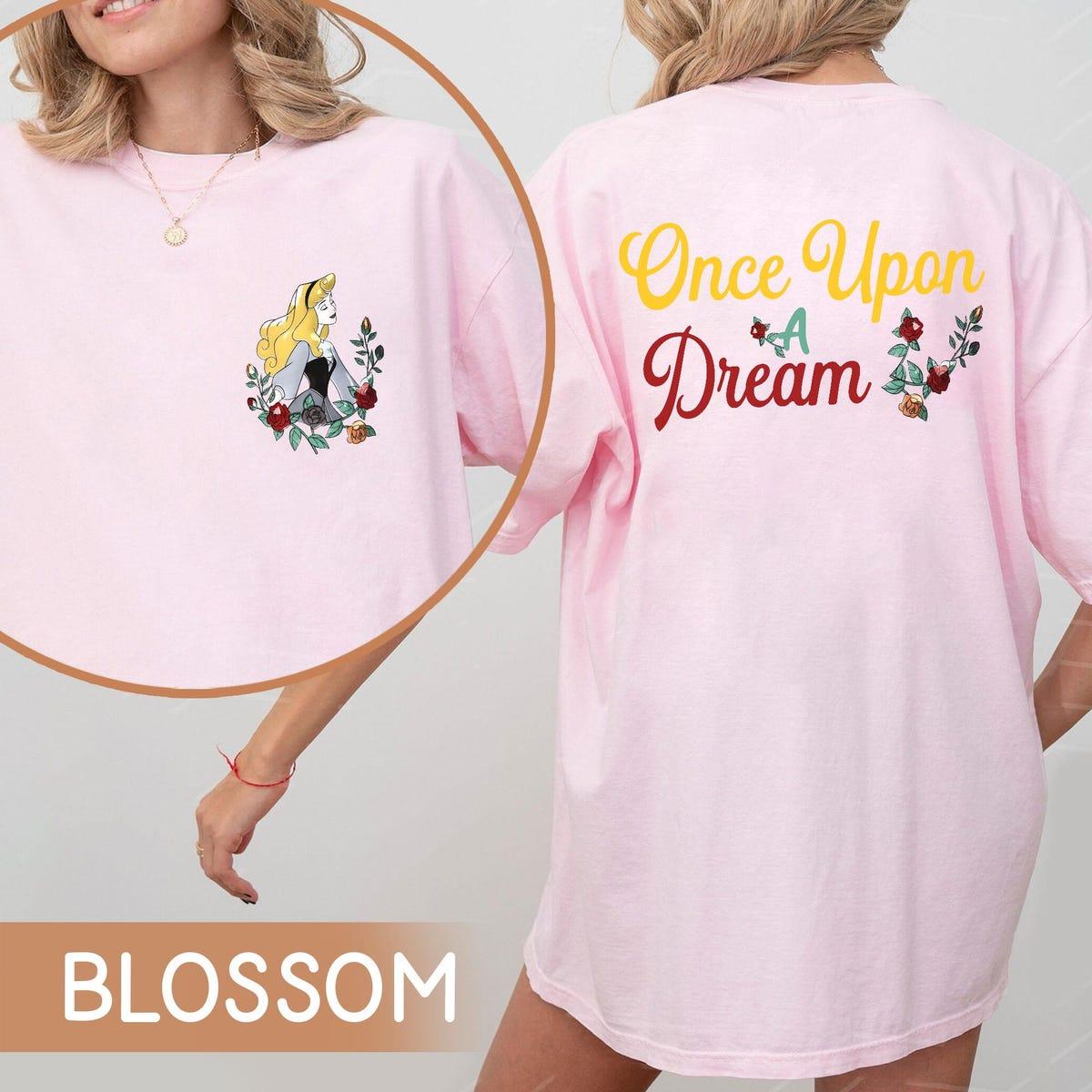 Two Sided Aurora Briar Rose Floral Once Upon Dream Shirt 2