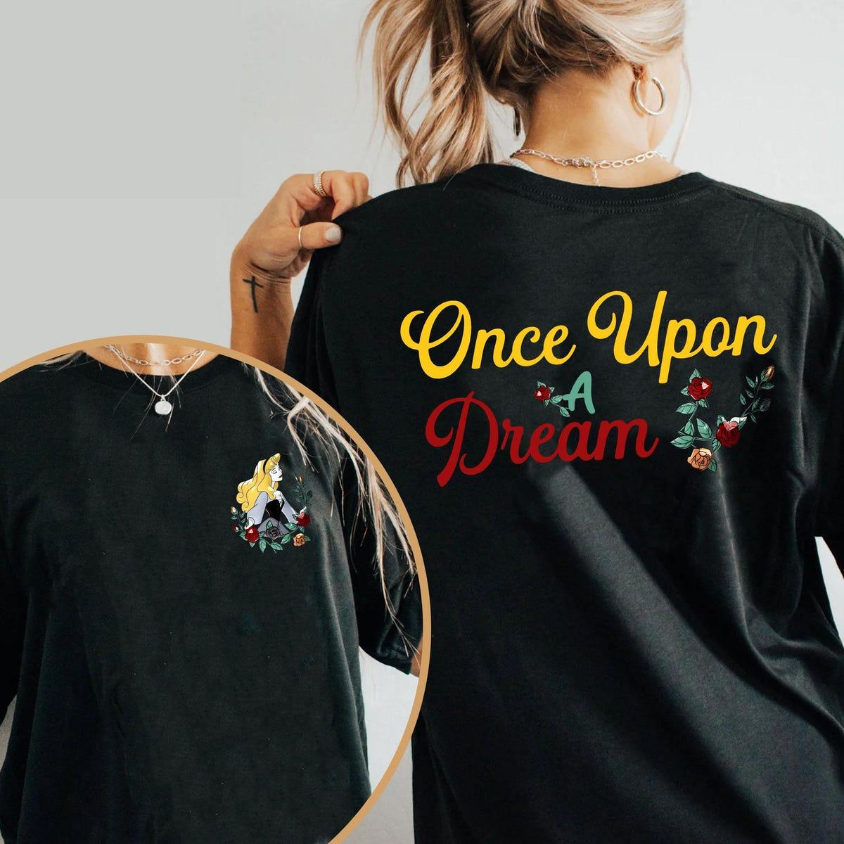 Two Sided Aurora Briar Rose Floral Once Upon Dream Shirt 3