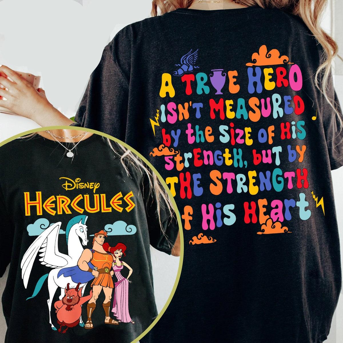 Two Sided Hercules Classic Hero Group Shot Shirt 1