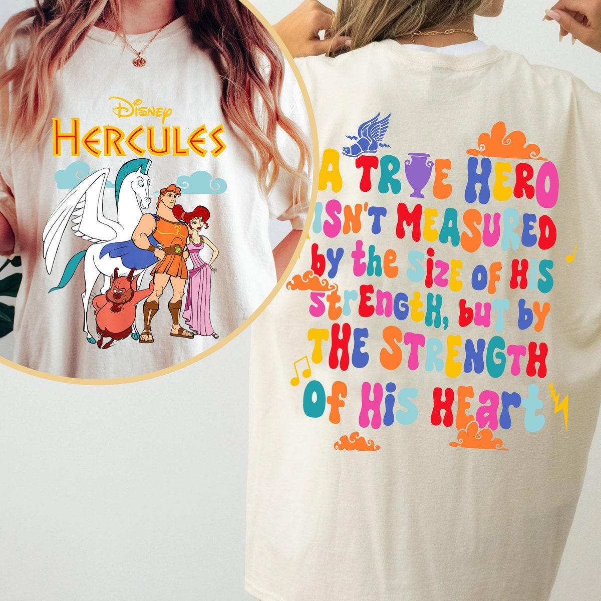 Two Sided Hercules Classic Hero Group Shot Shirt 2