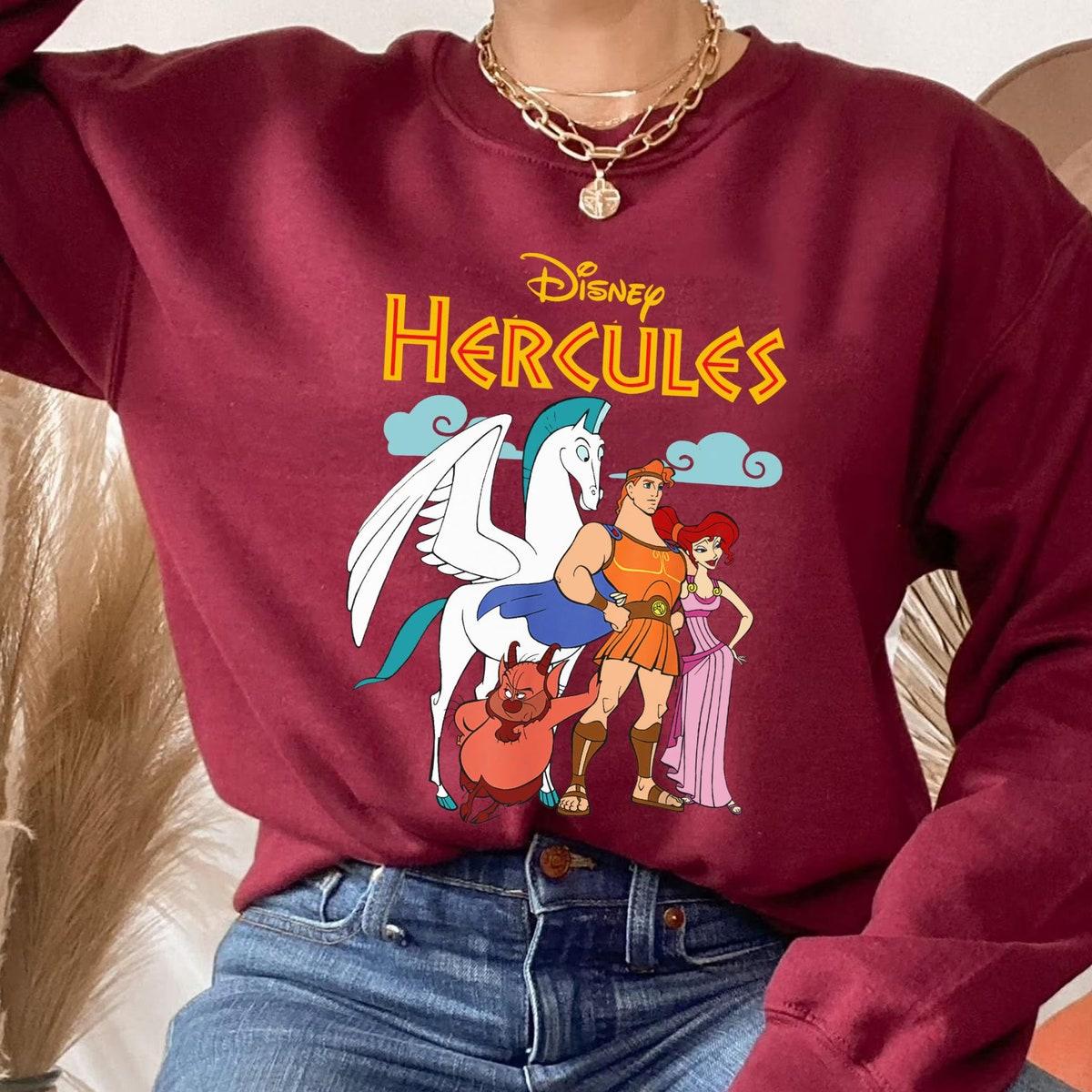 Two Sided Hercules Classic Hero Group Shot Shirt 3