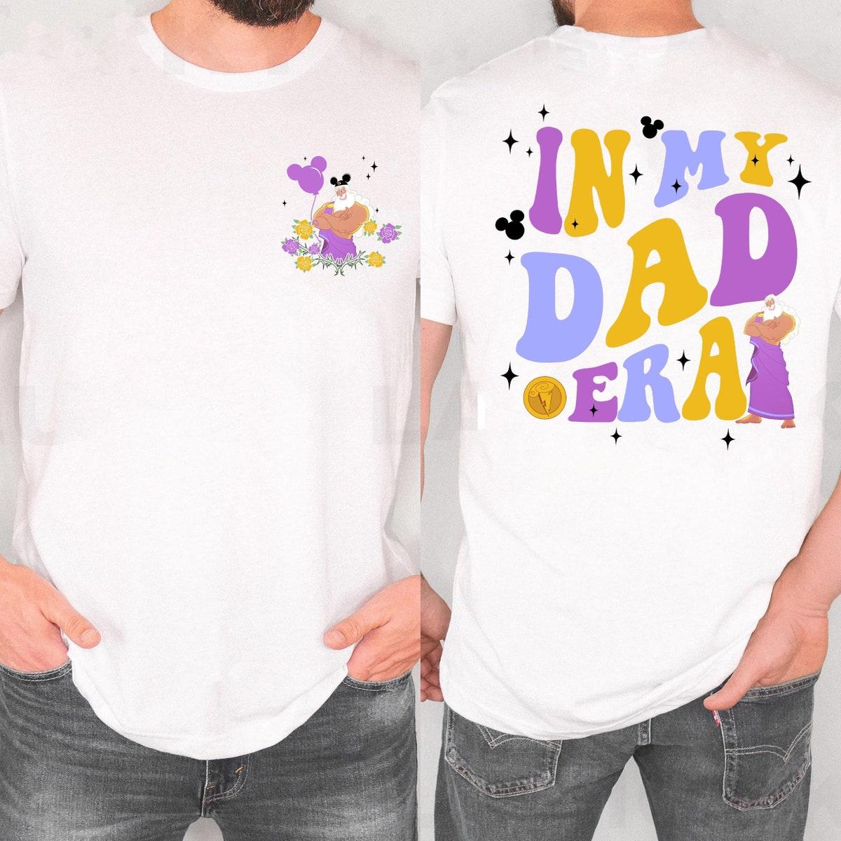 Two Sided Hercules Zeus In My Dad Era Groovy Dad Shirt 1