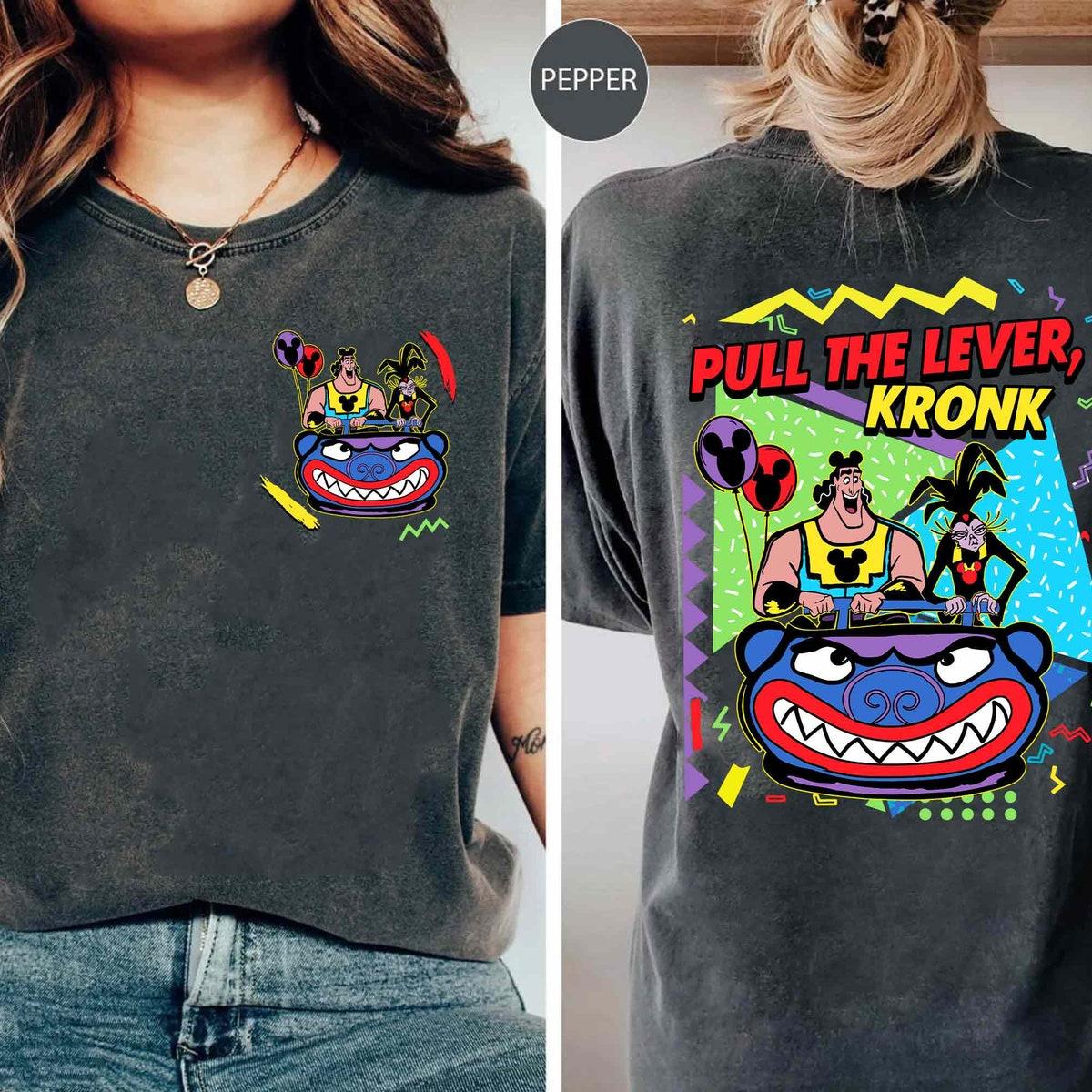 Two Sided Kronk And Yzma Pull The Lever Shirt 3