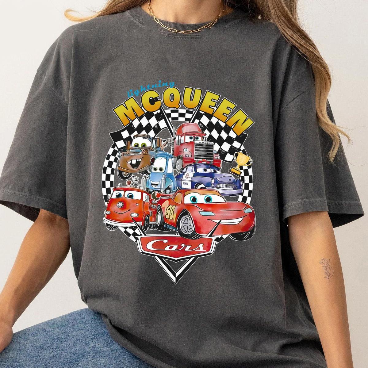 Two Sided Lightning Mcqueen 95 Radiator Springs Shirt 5