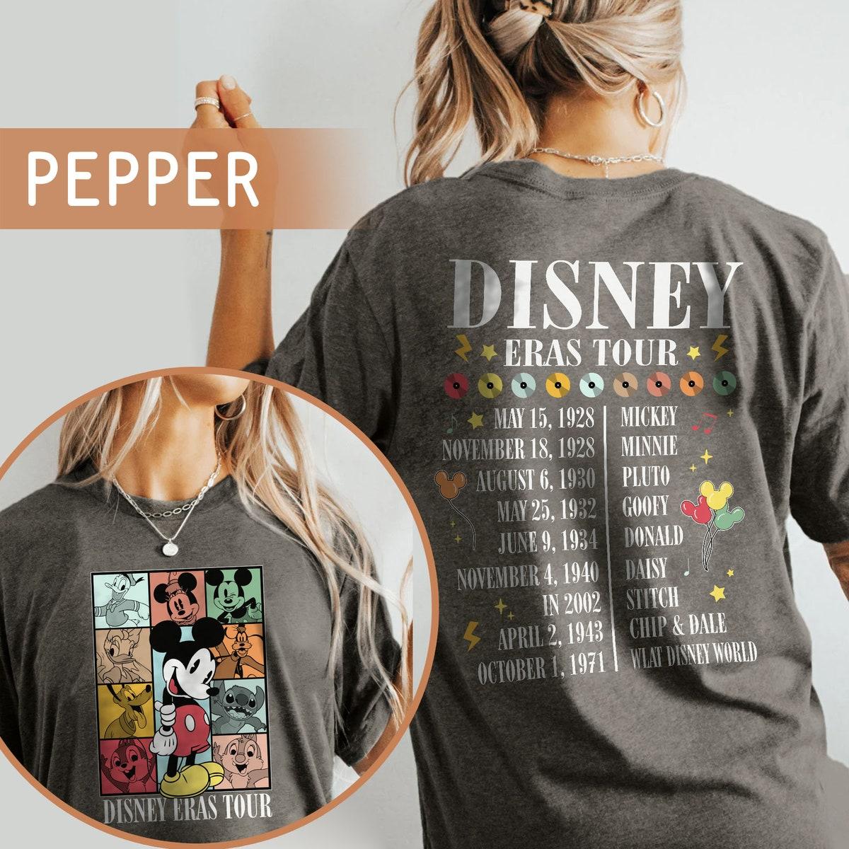 Two Sided Mickey And Friends Eras Tour Shirt 3