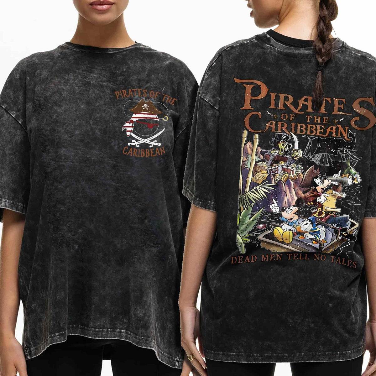 Two Sided Mickey Friends Dead Men Tell No Tale Pirates Of The Caribbean Shirt 2