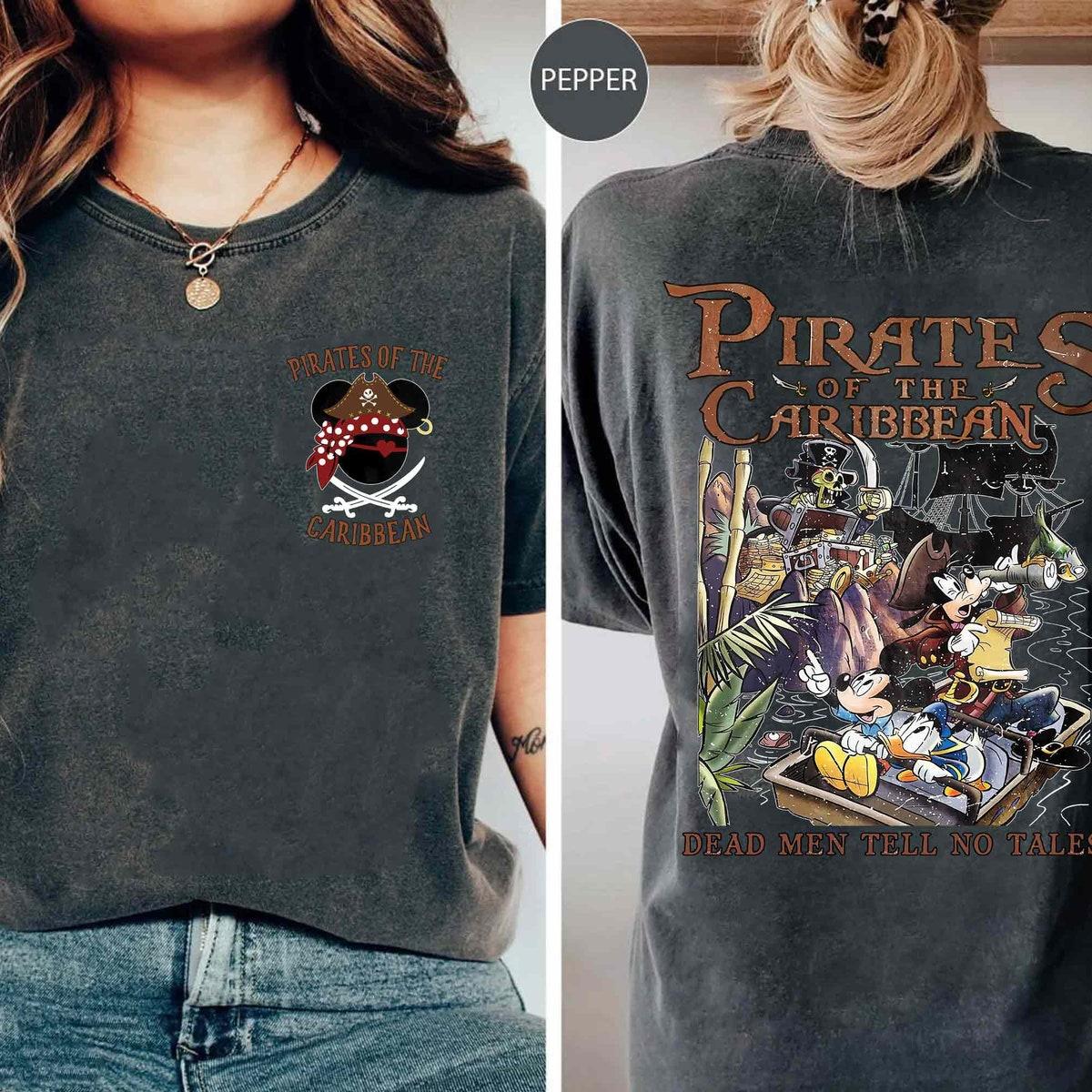 Two Sided Mickey Friends Dead Men Tell No Tale Pirates Of The Caribbean Shirt 3