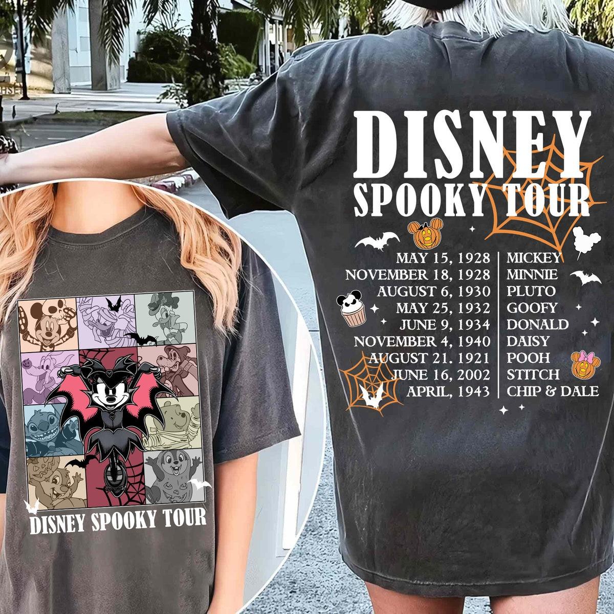 Two Sided Minnie Vampire Disney Spooky Tour Shirt 1