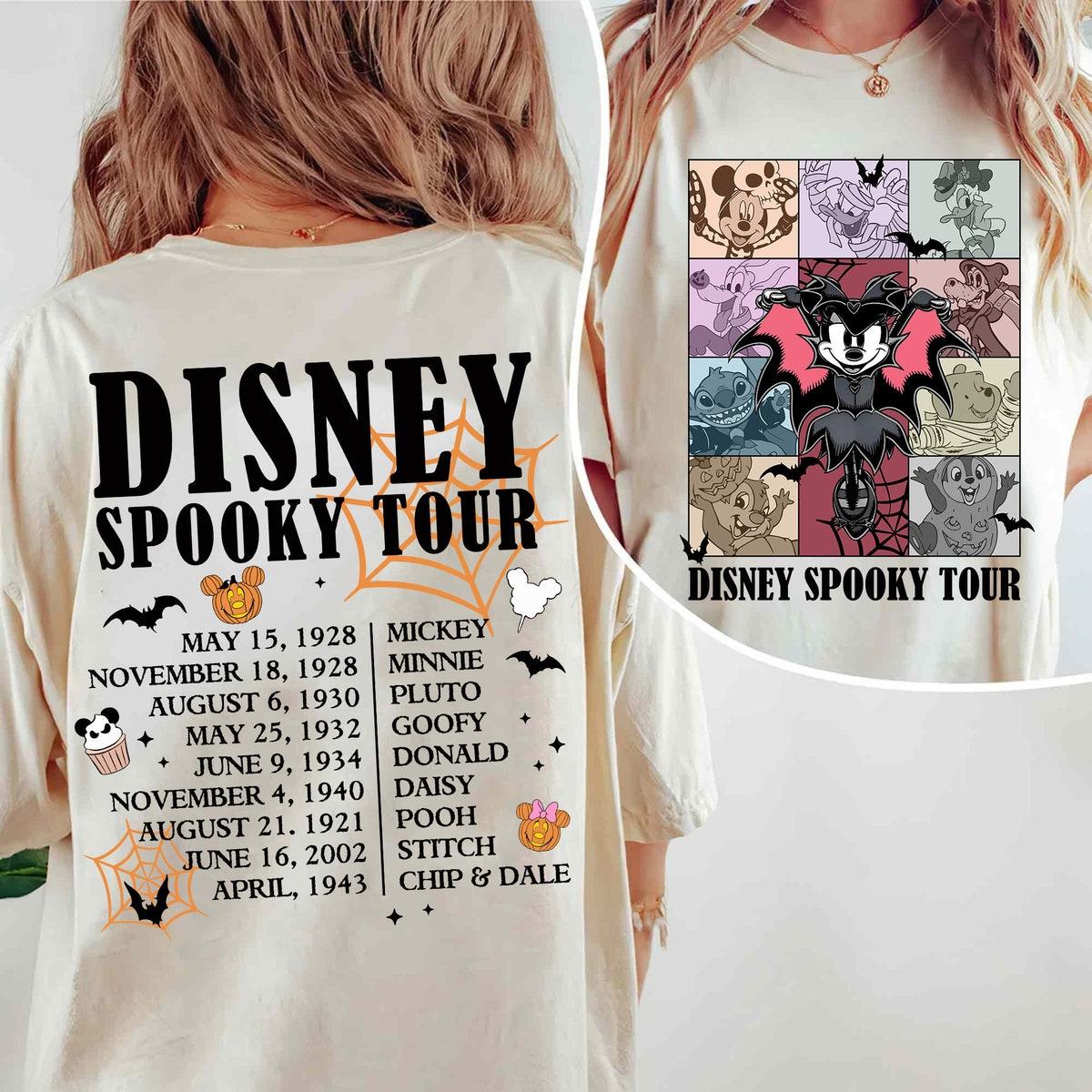 Two Sided Minnie Vampire Disney Spooky Tour Shirt 2