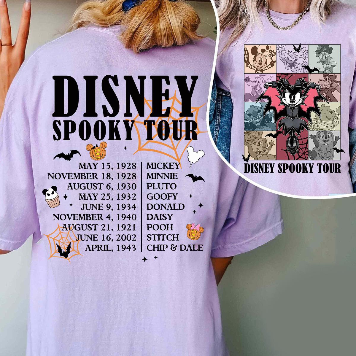 Two Sided Minnie Vampire Disney Spooky Tour Shirt 3