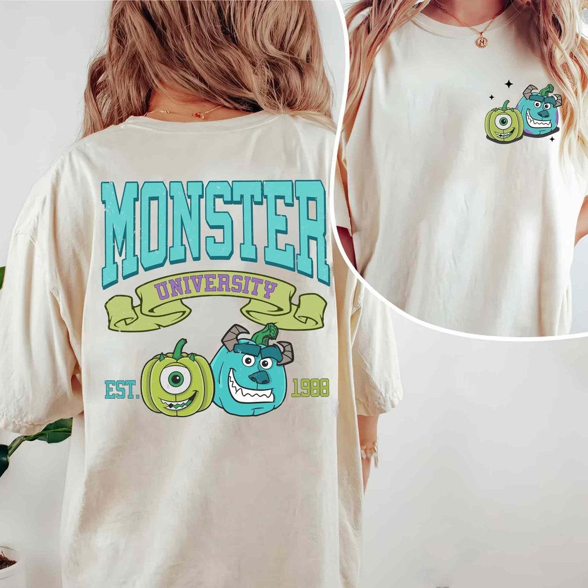 Two Sided Monster Inc Halloweentown University Est 1998 Shirt 2