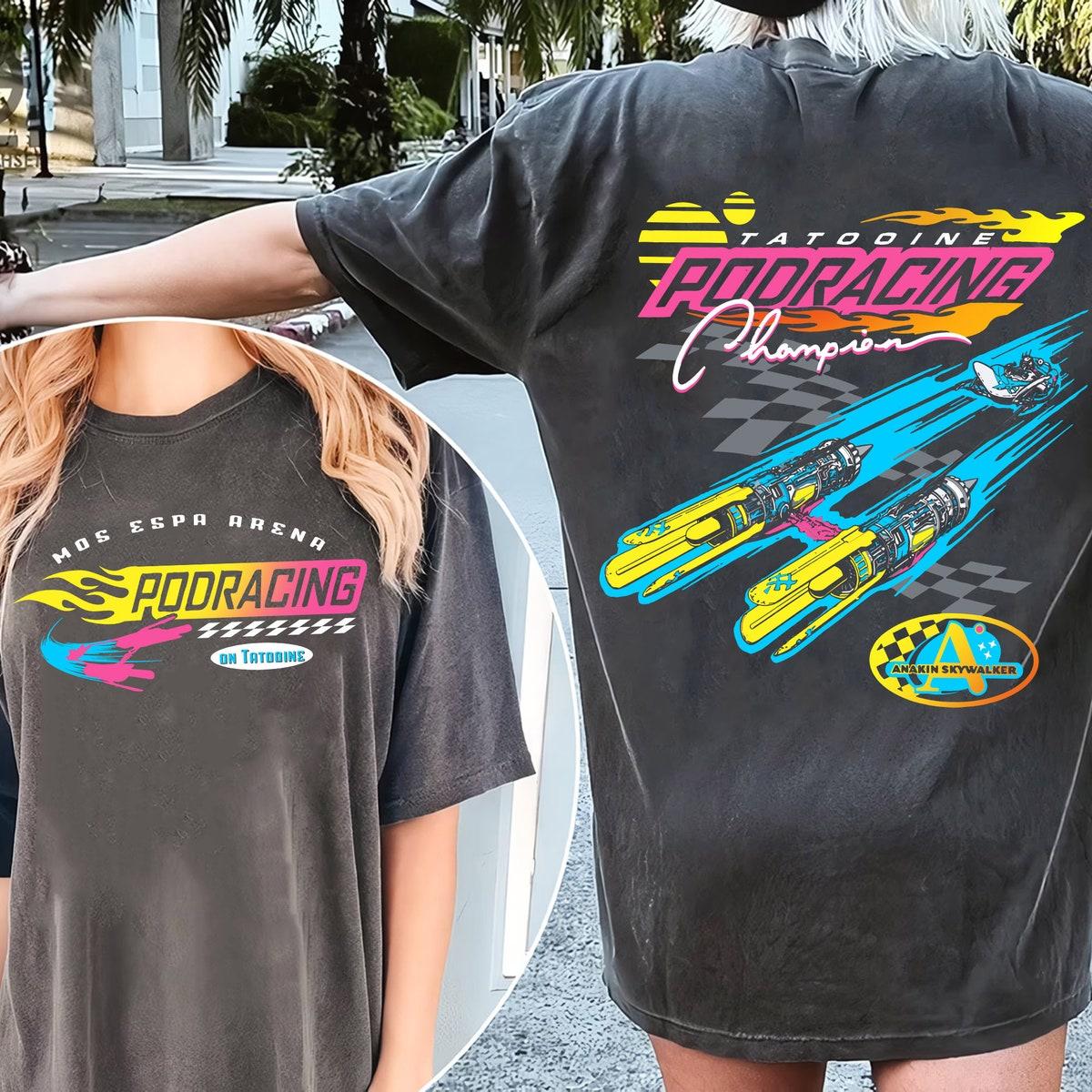 Two Sided Mos Espa Arena Podracing On Tatooine Shirt 2